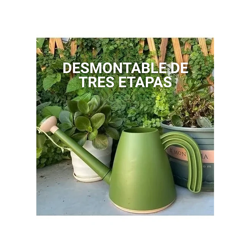 Regadera De Plantas Plástica Fina x2 Litros Boquilla Larga  2