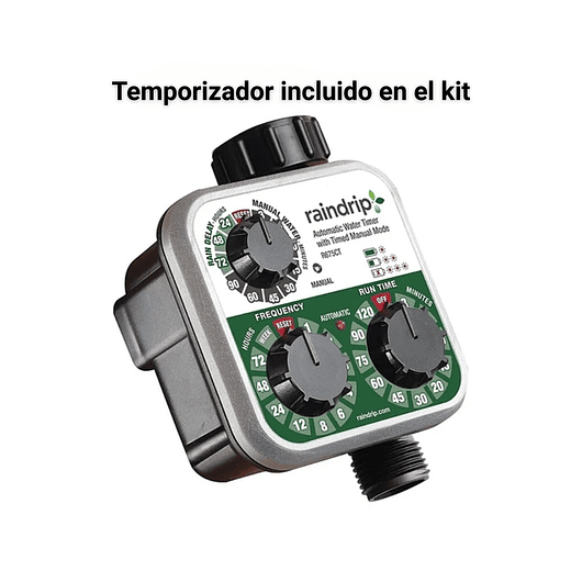 Equipo Riego 20 Plantas Automat 3