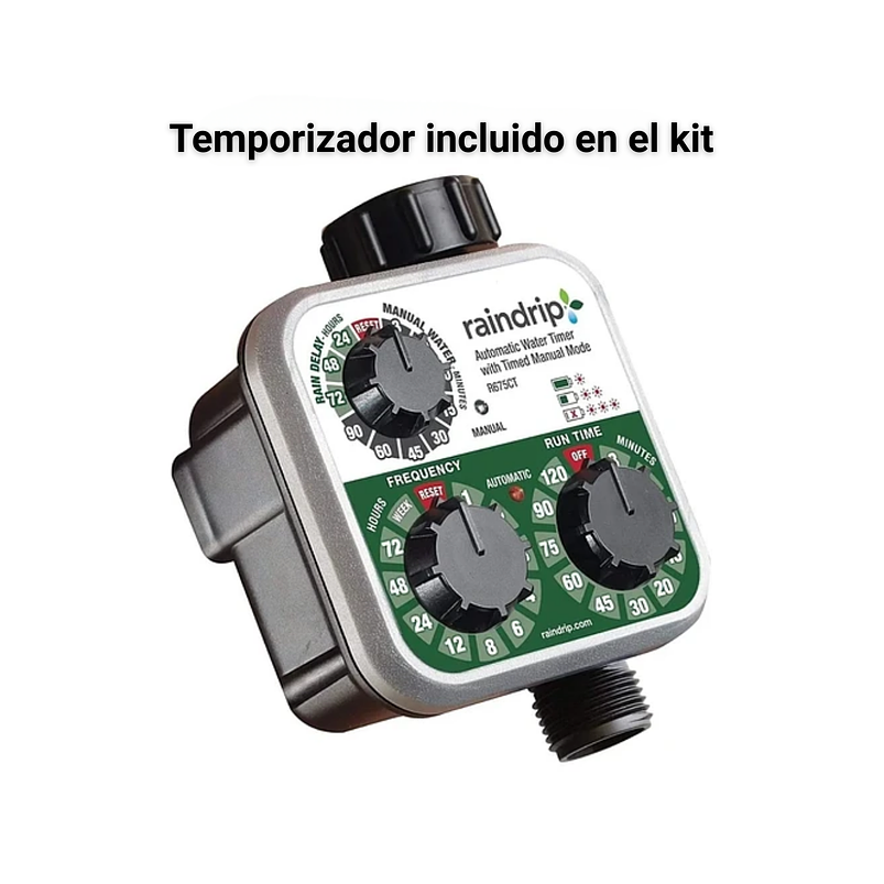 Equipo Riego 20 Plantas Automat 3