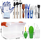 Kit Herramienta Siembra x21 piezas más macetas más 20 etiquetas más maleta plastica - Miniatura 5