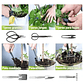 Kit Premium Herramientas Planta Bonsái Acero 12 Piezas Más Estuche - Miniatura 3