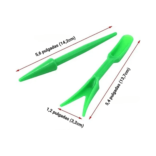 Kit Herramientas Siembra Plástico x3 Piezas Plantas Pequeña 8