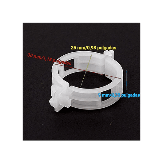 Clip Gancho Amarre De Plantas/hortalizas Apoyo Plástico x20 Unidades 5