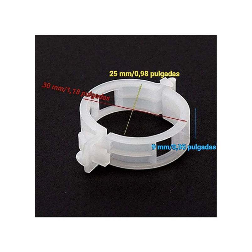 Clip Gancho Amarre De Plantas/hortalizas Apoyo Plástico x20 Unidades 5