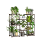 Soporte Metalico Para Plantas Interior Exterior 8 Macetas - Miniatura 1