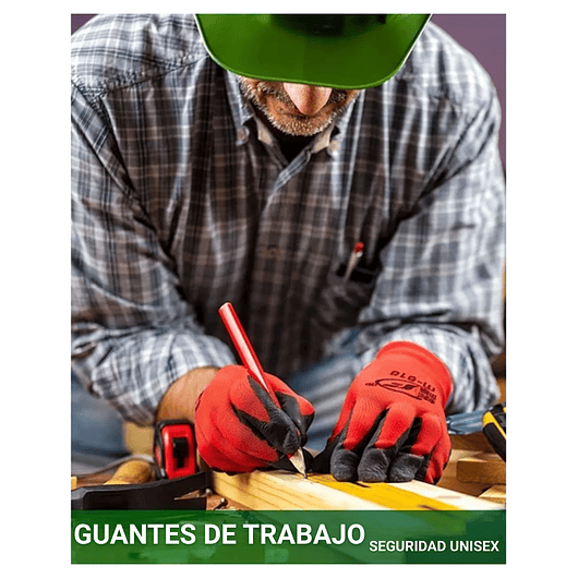 Guantes Jardinería x01 Par Unisex Caucho Super Cómodos M-l 3