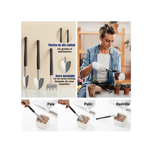 Kit Herramientas Premium Bonsái-cactus x15 Piezas Más Estuche 3