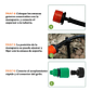 Kit Sistema Riego De Jardín Por Goteo 168 Piezas 1/4 15 Metros - Miniatura 6