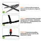 Kit Sistema Riego De Jardín Por Goteo 168 Piezas 1/4 15 Metros - Miniatura 7