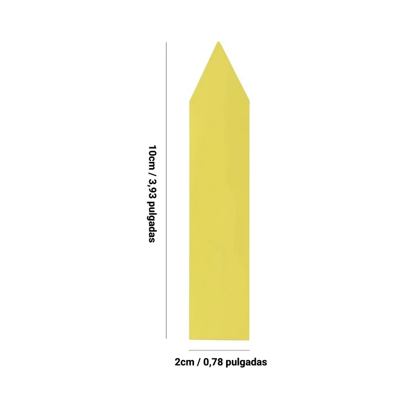 Etiqueta De Plantas Plástica Marcar Rectangular x50 Unidades 5