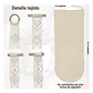 Juego Macramé x02 Unidades Macetas Plantas De Colgar 100% Algodón - Miniatura 5