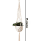 Macramé x01 Unidad Para Macetas-colgar 100% Algodón x1 Metro Largo - Miniatura 2