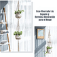 Juego Macramé x4 Unidades Para Macetas Colgar 100% Algodón Premium - Miniatura 4