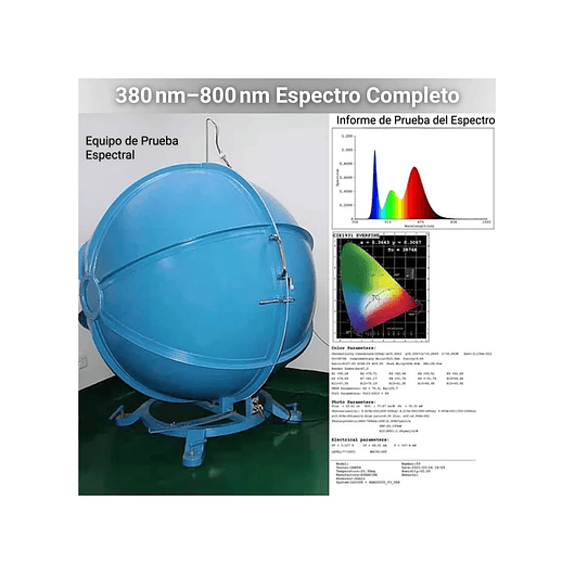 Luz Led Cultivo Crecimiento Plantas Interior 20w 5 Niveles Luz: Blanco Voltaje:110V 4