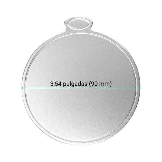 Tableros Base Papel Para Torta Dorado 8cm Diámetro x45 Unidades 6