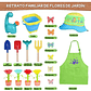 Kit Juego Herramientas de Jardinería para Niños más Bolso - Miniatura 2