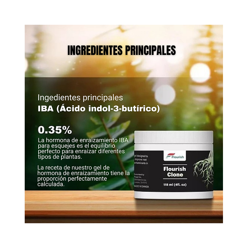 Agente Clonador Gel Hormonal de Enraizado en Gel x4oz 3