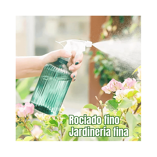 Regadera Plastica Plantas Premium Salida en Acero más Spray x1 litro Mas Botella de Apretar 6