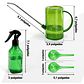 Regadera Plastica Plantas Premium Salida en Acero más Spray x1 litro Mas Botella de Apretar - Miniatura 8