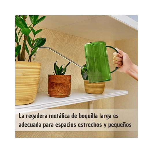 Regadera Plastica Plantas Premium Salida en Acero más Spray x1 litro Mas Botella de Apretar 13