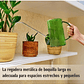 Regadera Plastica Plantas Premium Salida en Acero más Spray x1 litro Mas Botella de Apretar - Miniatura 13