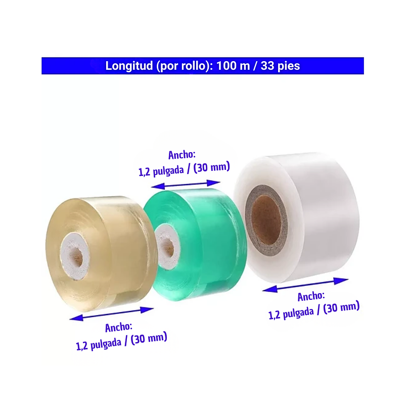 Cintas de Injerto de Plantas Arboles Autoadhesiva Estirable 2