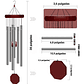 Campana de Viento Decoración de Jardín x6 Tubos en Aluminio - Miniatura 2