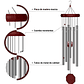 Campana de Viento Decoración de Jardín x6 Tubos en Aluminio - Miniatura 5