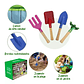 Kit Herramientas Jardinería Para Niños x8 Piezas Real Tools - Miniatura 2