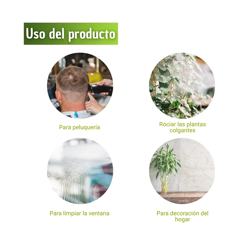 Regadera Spray Vintage Plastica X350ml Bomba Rociadora Atomi  5