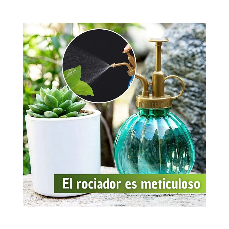 Regadera Spray Vintage Plastica X350ml Bomba Rociadora Atomi  7