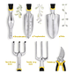 Set Herramientas De Jardín X12 Piezas Premium En Aluminio - Miniatura 2