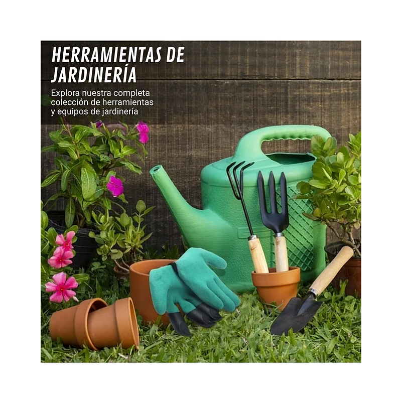 Kit Herramientas Plantas, Siembra, Cactus, Suculentas X9 3