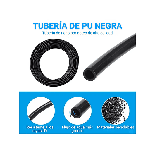 Kit Riego Por Goteo Plantas En Maceta X20mtrs 1/8 - 3