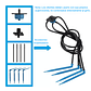 Kit Riego Por Goteo Plantas En Maceta X20mtrs 1/8 - - Miniatura 5