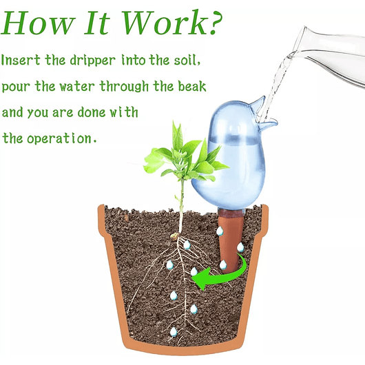 Estacas en Arcilla De Riego Autonomo Para Plantas x4 Unidad 4