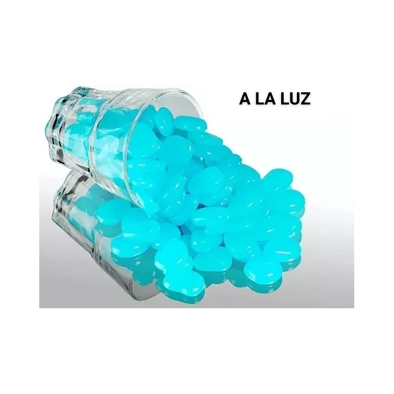 200 Unid. Piedras Guajiros Luminosos En La Oscuridad 5