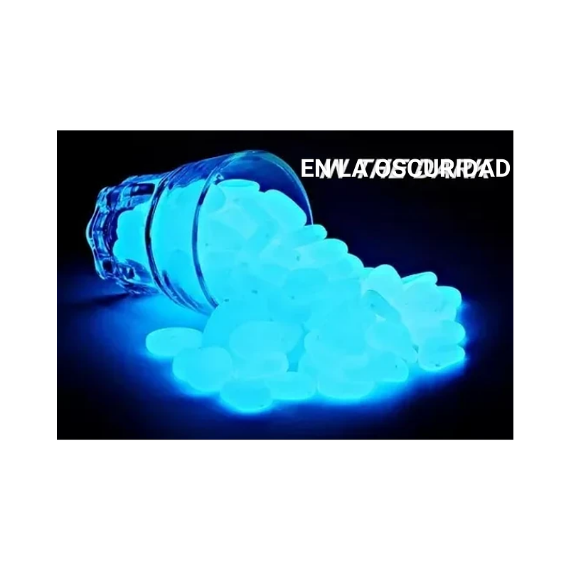 200 Unid. Piedras Guajiros Luminosos En La Oscuridad 6