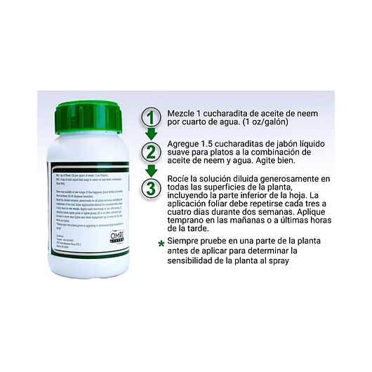 Aceite 100% Semilla Neem Prensado Frío Plantas 8oz (24galon) 3