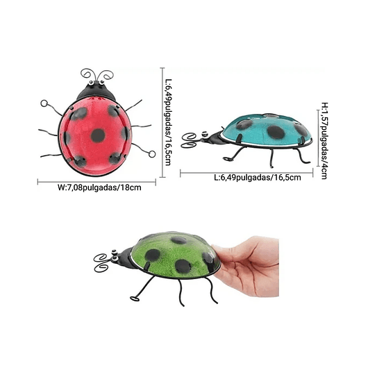 Set Figuras X3 Unid Decorativas Jardín - Pared 2