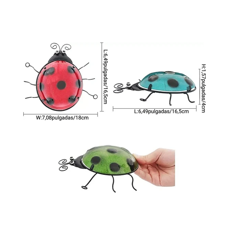 Set Figuras X3 Unid Decorativas Jardín - Pared 2