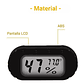 Mini Termometro Hidrómetro Lcd F° Interior De Jardín - Miniatura 3