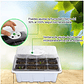 Bandeja De Germinar 12 Celdas,domo,control Temp X5 Unidades - Miniatura 3