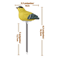 Medidor Humedad Suelo Alarma Riego Plantas Pajaro Amarillo - Miniatura 5