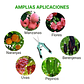 Tijera De Poda De Plantas Recubrimiento Titanio Punta Recta - Miniatura 4