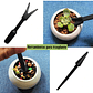 Kit Herramientas Jardín Cactus-bonsái X11 Piezas Acero+bolsa - Miniatura 3