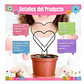2 Piezas Forma Corazón Para Guía De Plantas Enredaderas - Miniatura 5