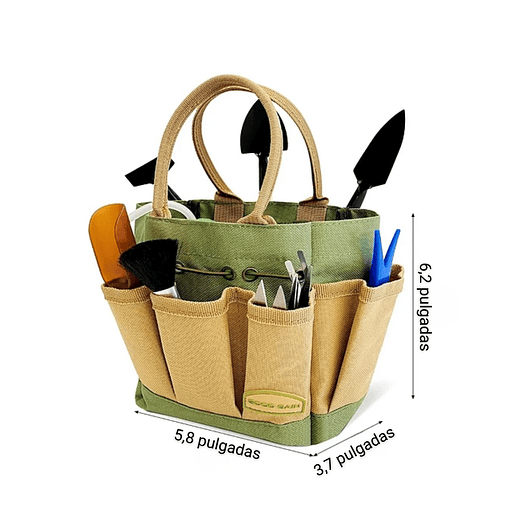 Kit Herramientas Suculentas X13 Piezas más bolso Organizador 6