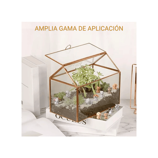 Set Mini Figura Perritos Decorativas Terrario Jardín X12unid 2