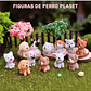 Set Mini Figura Perritos Decorativas Terrario Jardín X12unid - Miniatura 3